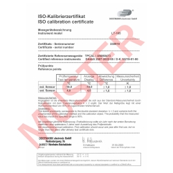 Termometr do lodówki, zamrażarki. Kalibracja (ISO), czujnik na kablu model 31.1049.02.K